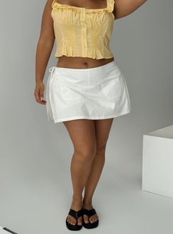 Gigi Wrap Skort White Curve