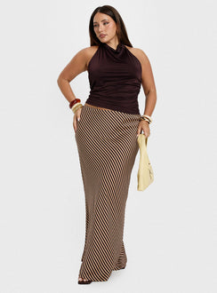 Eliena Maxi Skirt Multi Curve