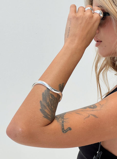 Clay Bracelet Silver