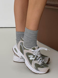 Sama Slouch Sock Grey