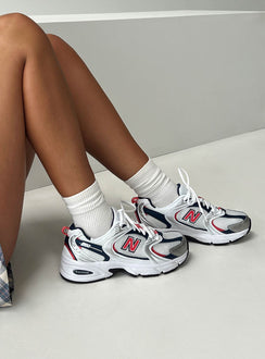 Sneakers Mesh netting throughout, lace-up fastening, pull tab at heel