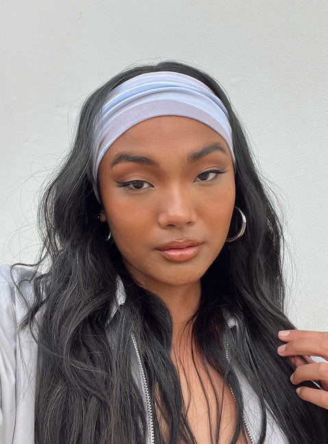 Headband Thick design Striped pattern Elasticated