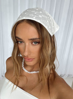 Headband Scarf design Elasticated band  Anglais material