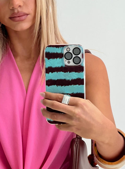 Easten Iphone Case Blue Stripe