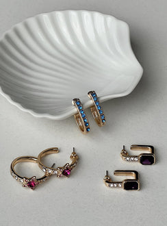 Donilla Earring Pack Gold / Multi