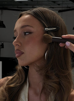 Speechless Hair Clips Black Polka