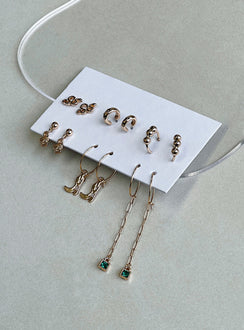 Jansson Earring Pack Gold