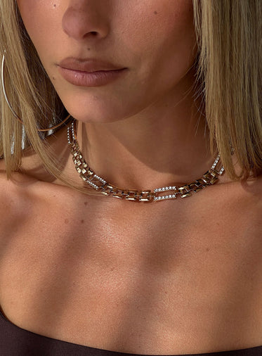 Ellesandra Necklace Gold