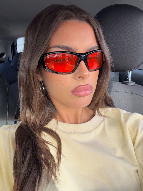 Rapp Sunglasses Black / Red