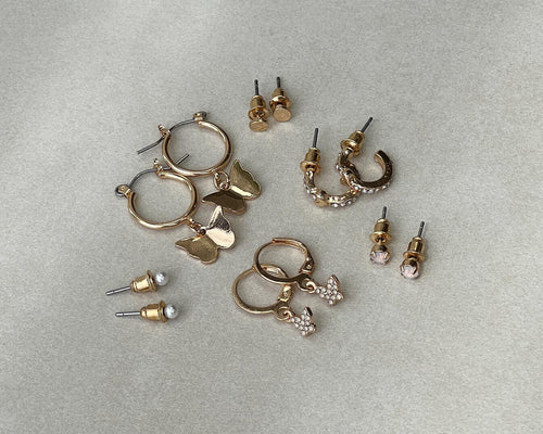 Graciel Earring Pack Gold Princess Polly Lower Impact