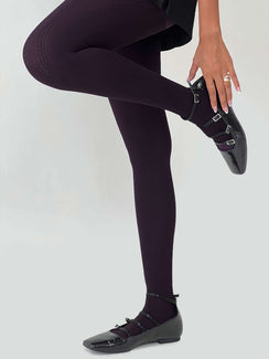 Back With Love Stockings Plum