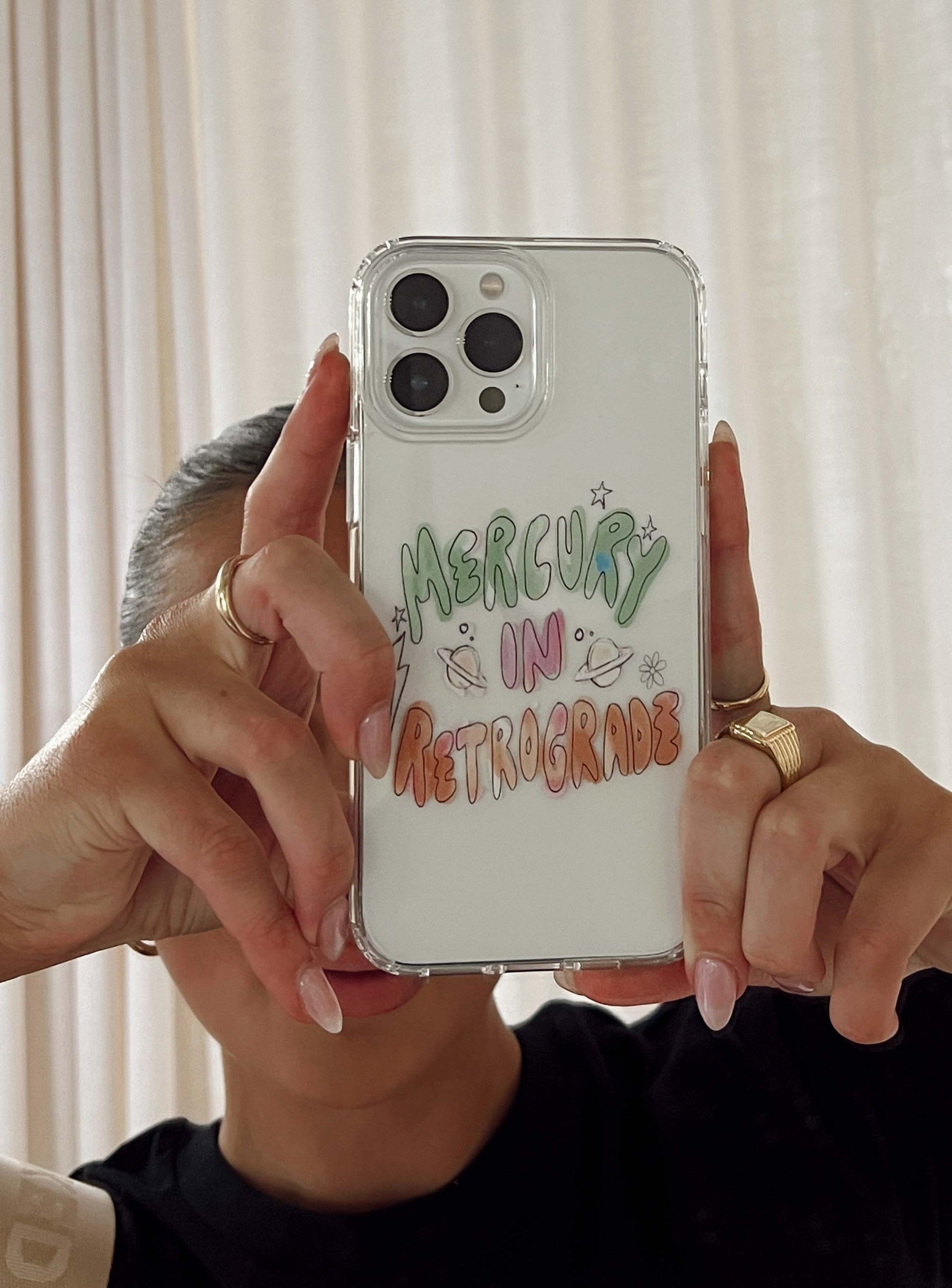 iPhone case Princess Polly exclusive Clear plastic style Graphic print