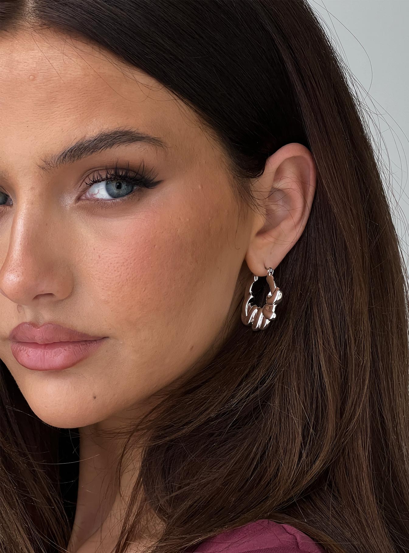 Glide Earrings Silver