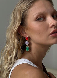 Rosabella Earrings Blue Multi