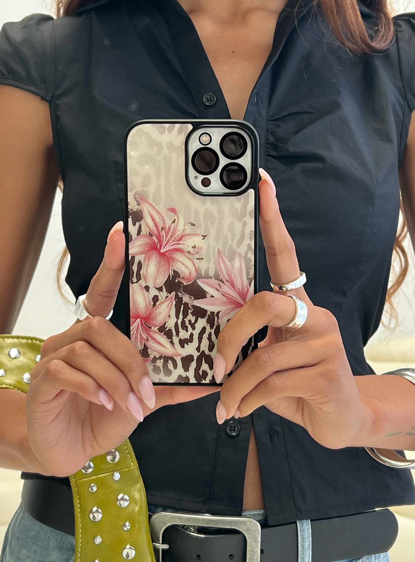 Love And Light iPhone Case Leopard