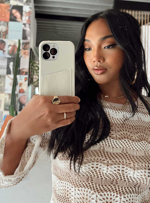 iPhone case Nylon material Card slip pocket  Clip on design 