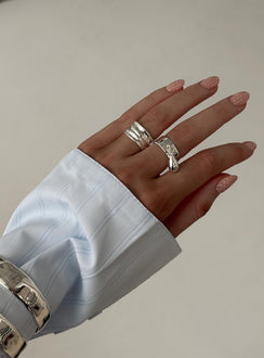 Summers Over Ring Set Silver