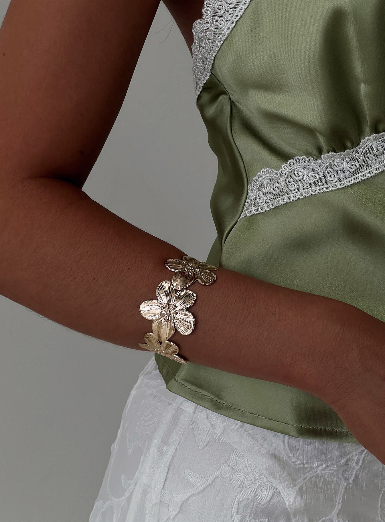 See You Soon Cuff Gold