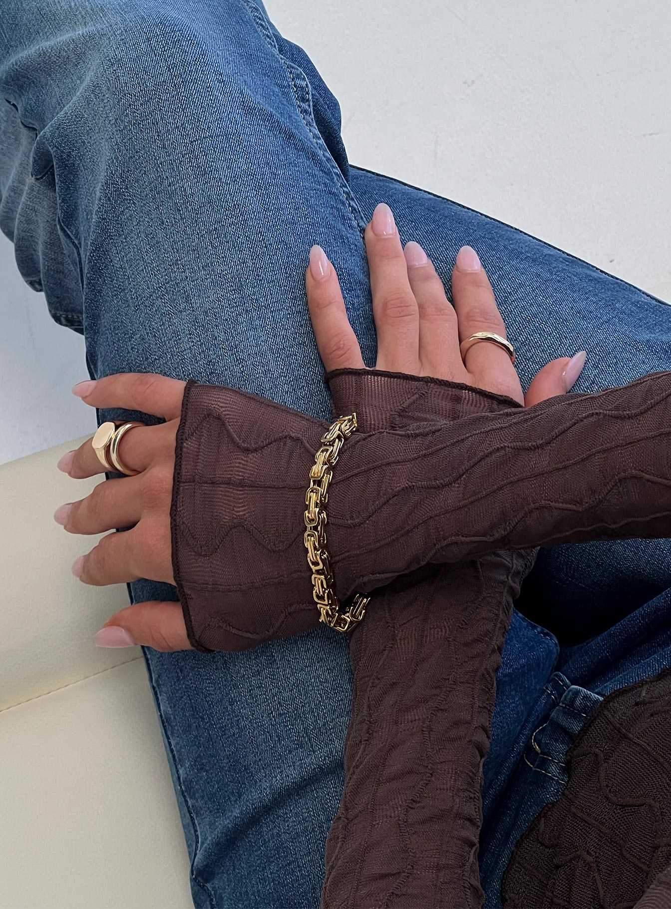 Two Sides Bracelet Gold