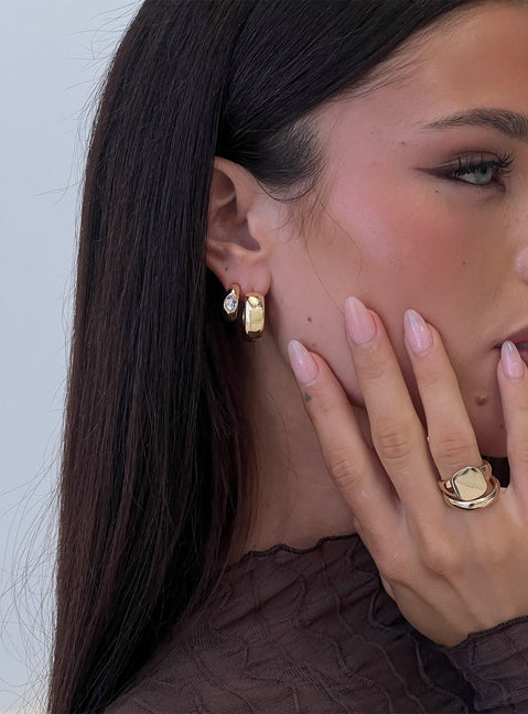 Zennie Earring Pack Gold