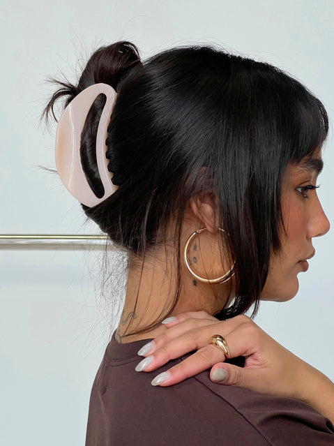 Say My Name Hair Clip Light Pink