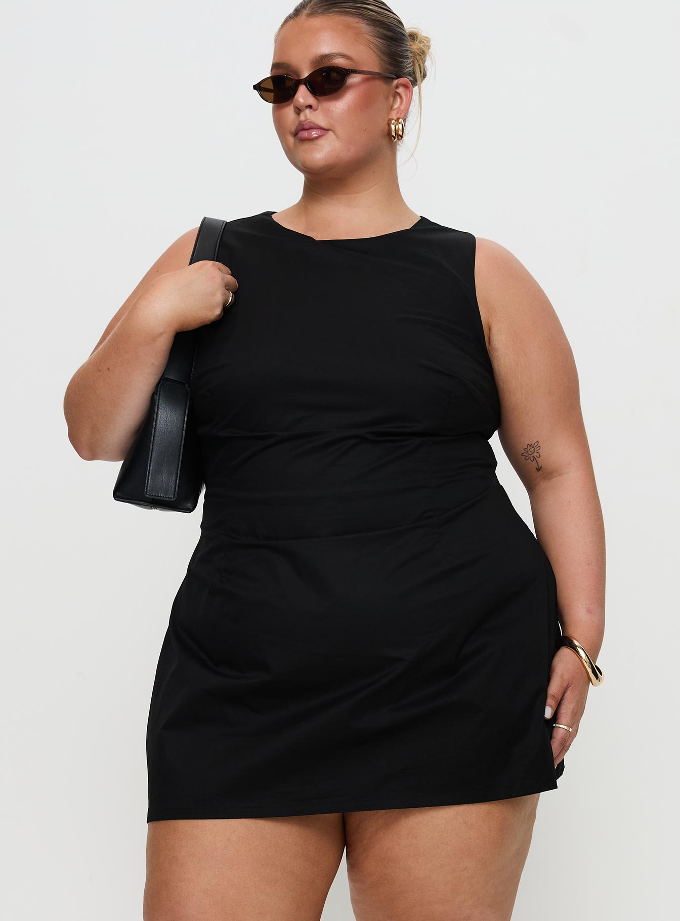 Yumiko Romper Black Curve
