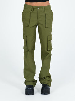 product Princess Polly  Mawson Bootleg Cargo Pant Green