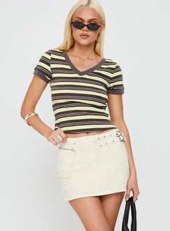 Paltrow Cargo Mini Skort Cream