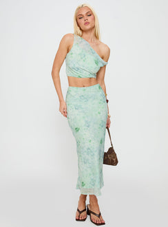 Devereaux One Shoulder Set Green