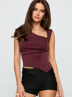 Mateyo Asymmetrical Top Currant
