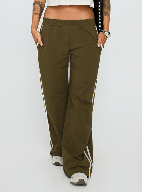 Circuit Track Pants Khaki