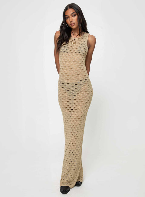 Westbrook Maxi Dress Beige