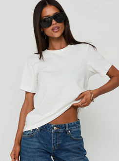 Tarrah Classic Fit Tee White