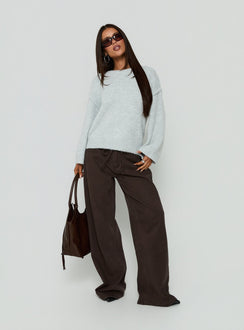 Syanah Knit Jumper Grey Marle