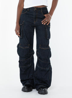 product Princess Polly Mid Rise  Smokeshow Jeans Dark Denim