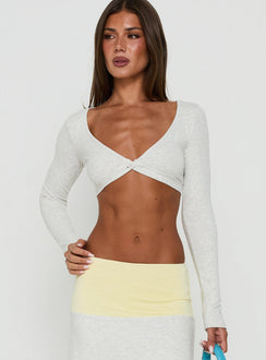 Kaitlynn Long Sleeve Bolero Grey Marle