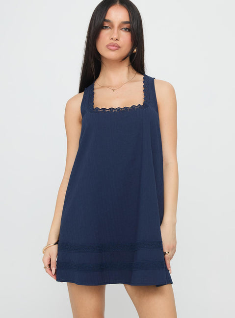 Alanah Mini Dress Navy