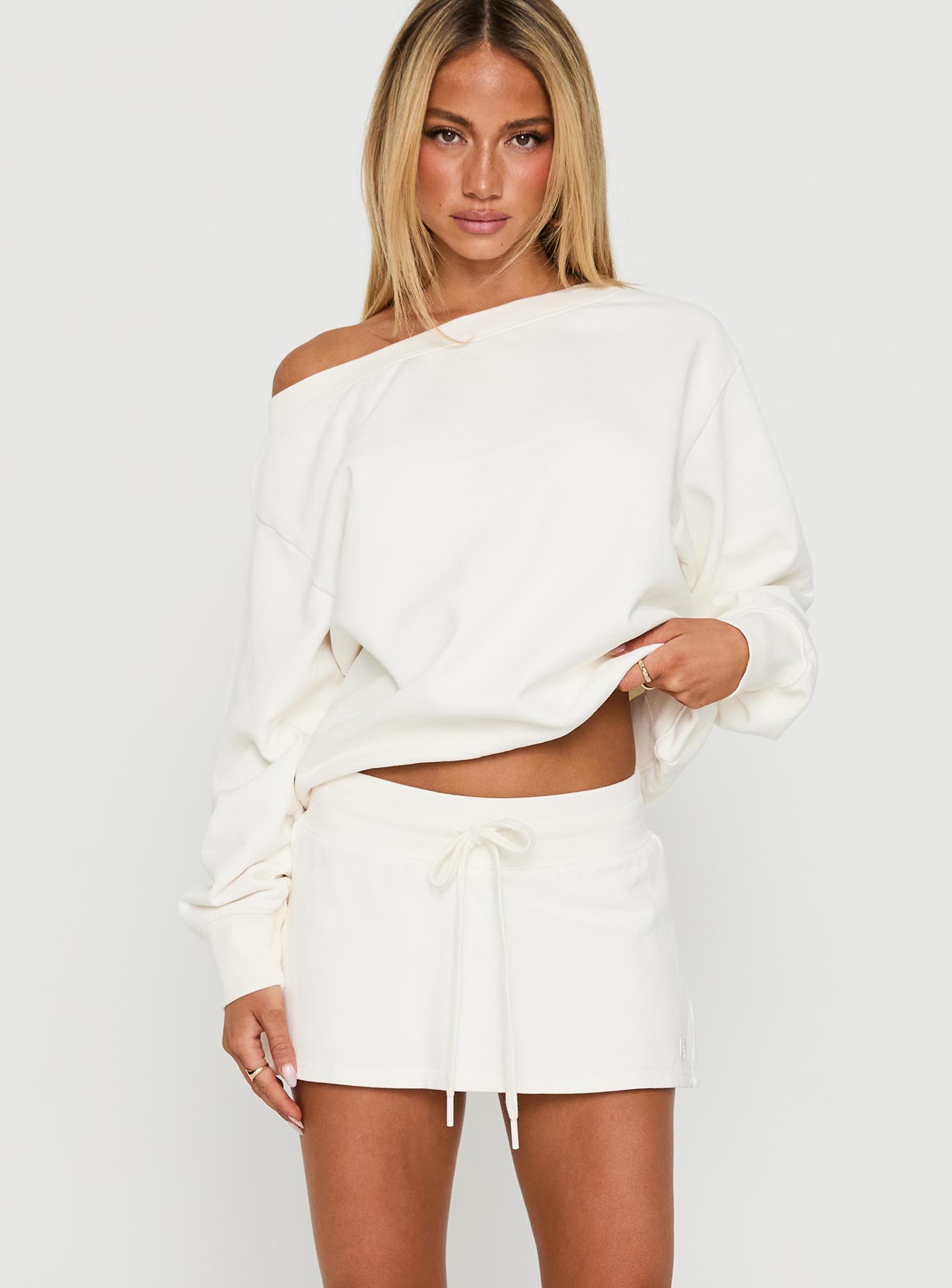 Rhodia Skort Washed White