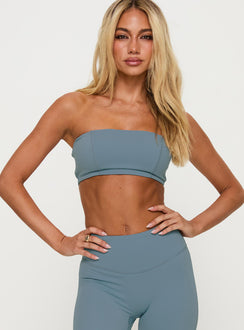 End Goal Active Bandeau Top Blue