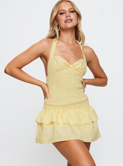 What A Surprise Playsuit Yellow
