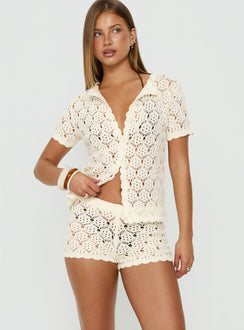 Sun Still Shines Crochet Set White