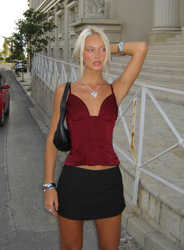 Can't Sleep Skort Black