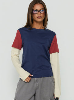 The Brass Long Sleeve Top Multi
