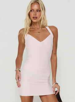 Sefina Bandage Halter Neck Top Pink