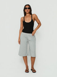 Nerinah Ribbed Bodysuit Black