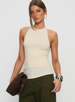 Wenona Ruched Top Butter