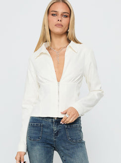 On Our Own Jacket White