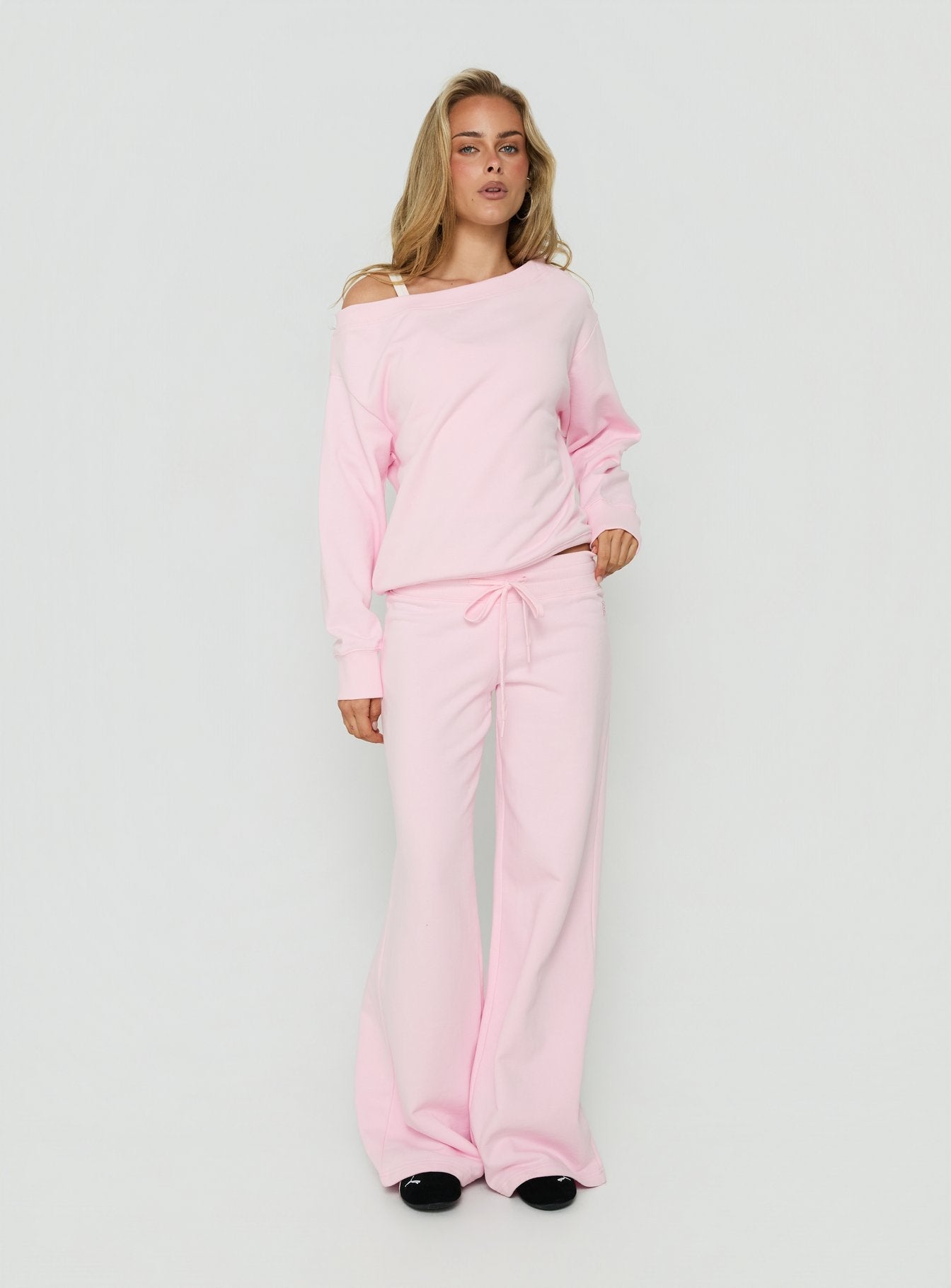 Dodie Wide Leg Pants Pink