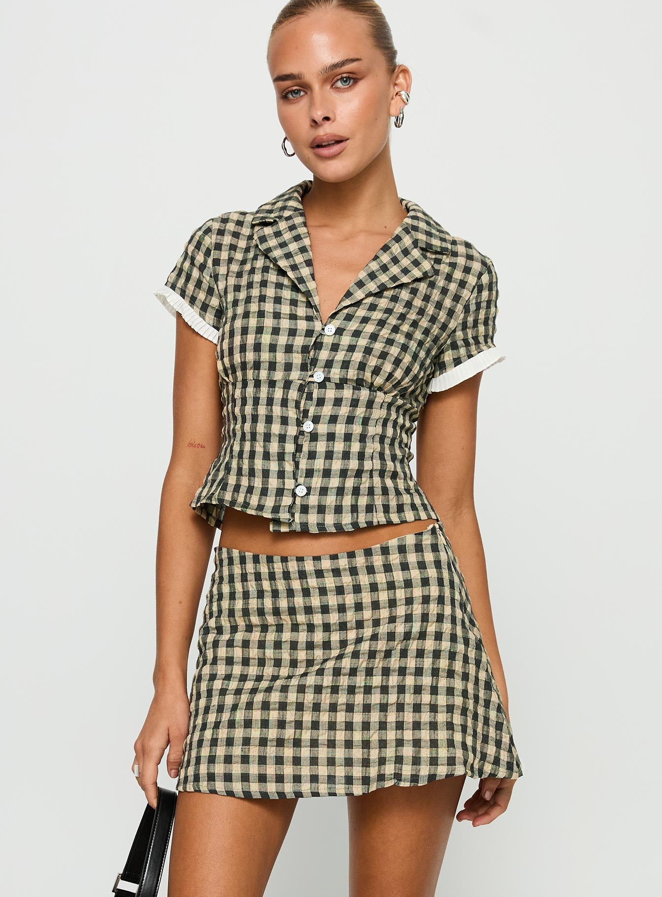 Rhom Set Brown Check