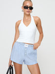 Back To It Boxer Shorts Blue Gingham
